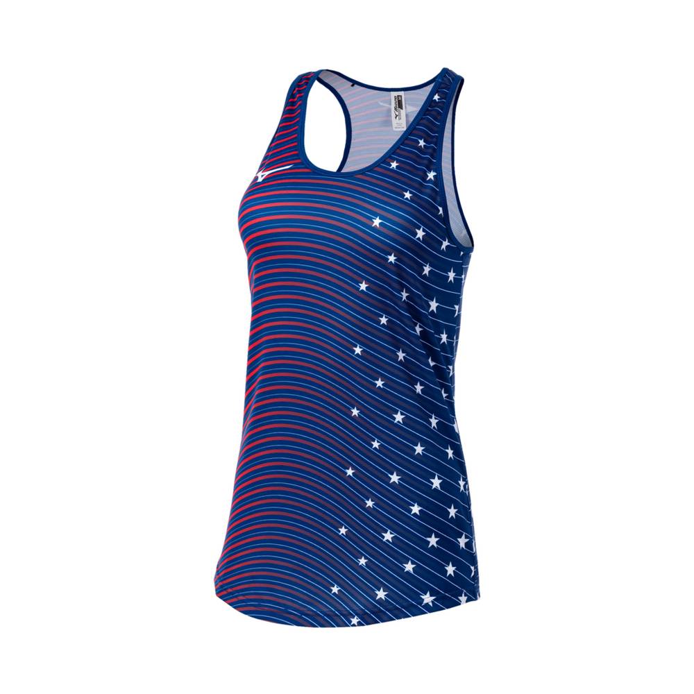 Mizuno Women's Printable Tank Top Navy (421866-WRB)